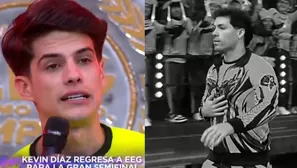Kevin Díaz sorprendió con su triunfal regreso a EEG. Foto y video: América TV