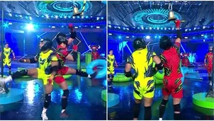 Kevin Díaz protagoniza fuerte choque con Said Palao y le 'roba' la campana / AméricaTV