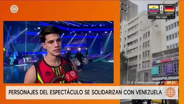 El competidor de 'Esto es Guerra' se pronunció sobre los terremotos que golpearon a Venezuela y reveló su preocupación por los damnificados. Foto: América Espectáculos