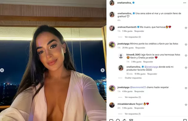 Onelia Molina no incluye a Kevin Díaz en su carrete de fotos del viaje a Colombia / IG: @oneliamolina_ Onelia Molina no incluye a Kevin Díaz en su carrete de fotos del viaje a Colombia / IG: @oneliamolina_