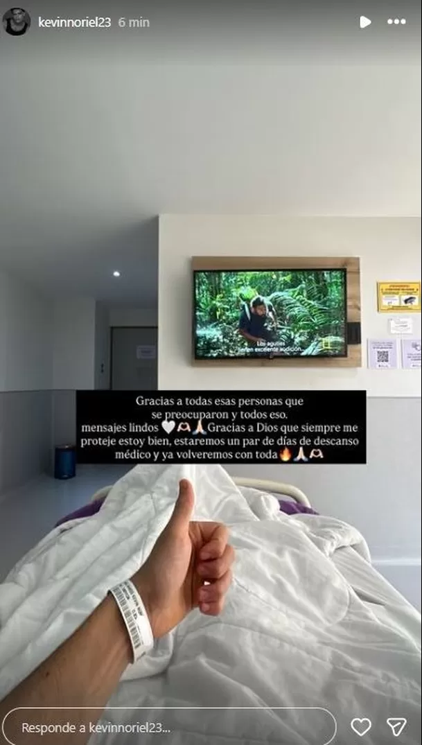 Kevin Díaz reaparece desde la clínica y revela estado de salud / IG: @kevinnoriel23 Kevin Díaz reaparece desde la clínica y revela estado de salud / IG: @kevinnoriel23