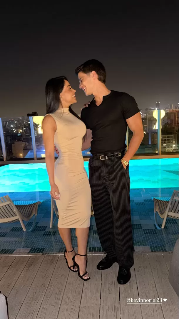 Onelia Molina y Kevin Díaz en su mejor momento / IG: @oneliamolina_
