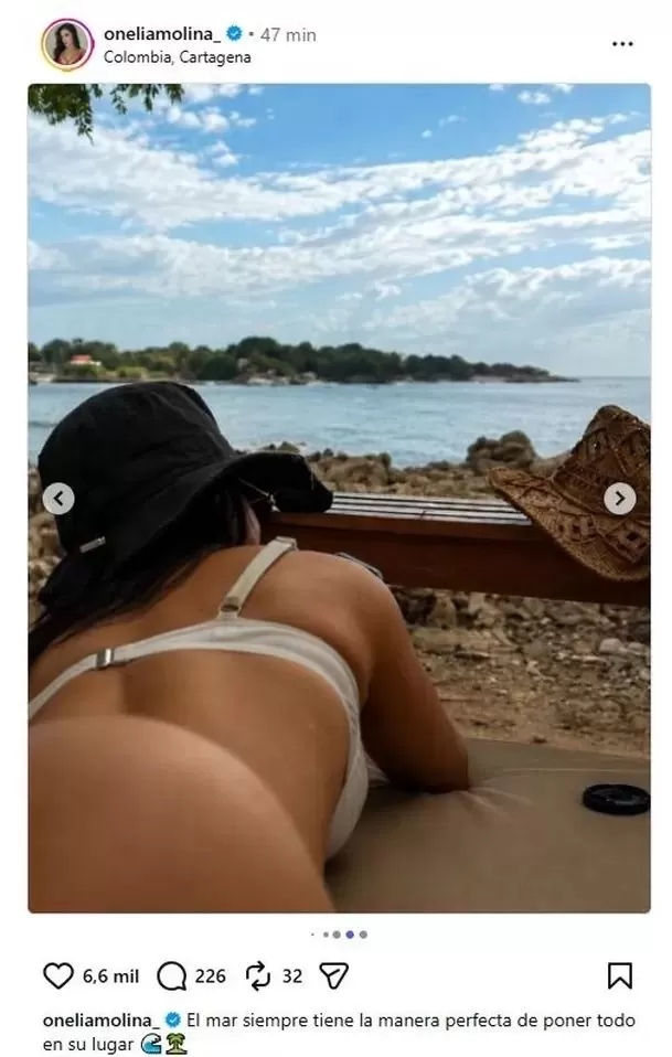 Kevin Díaz marca distancia de la amistad con Onelia Molina: “No le agarro la mano a ninguna amiga”. Foto: Instagram @onelimolina_