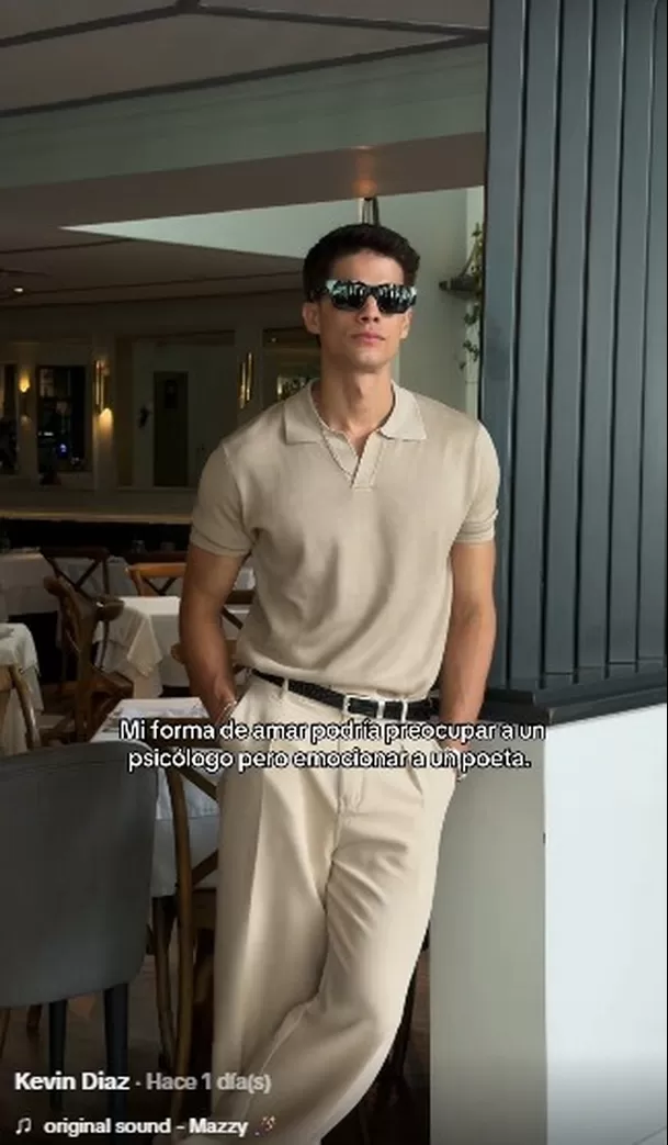 Kevin Díaz lanza fuertes mensajes sobre el amor tras distanciamiento con Onelia Molina / TikTok: kevinnoriel09 Kevin Díaz lanza fuertes mensajes sobre el amor tras distanciamiento con Onelia Molina / TikTok: kevinnoriel09