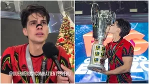 Kevin Díaz lloró al dedicarle triunfo en la final a su abuela fallecida / Instagram