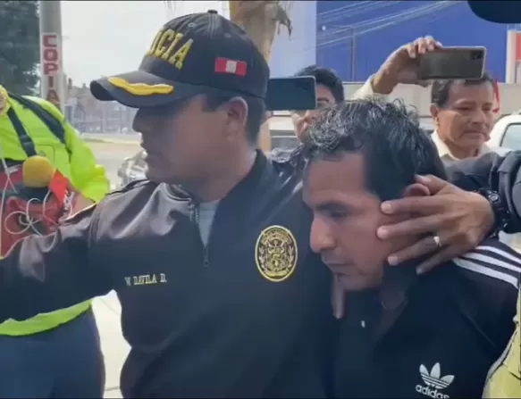 Nigler Lizana dio positivo al dosaje etilico y era el conductor del camión contra el que chocó Kevin Pedraza/ Foto TVI noticias