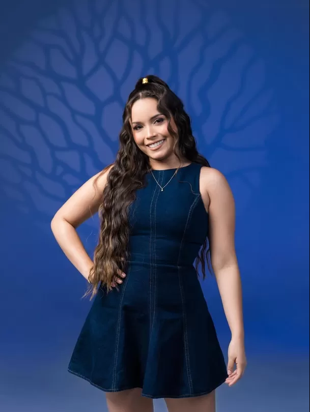 Kiara Lozano se hizo viral en TikTok por el 'Baile de la boa' / Instagram