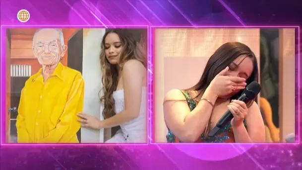 Kiara Lozano vivió un momento emotivo durante su visita a 'Esta Noche'. Foto: América TV Kiara Lozano vivió un momento emotivo durante su visita a 'Esta Noche'. Foto: América TV