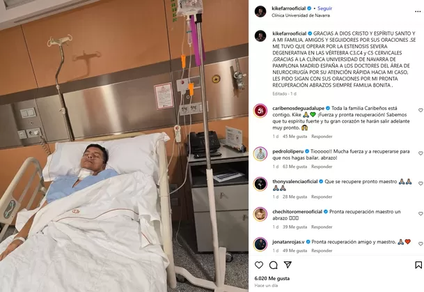 Kike Farro, excantante del Grupo 5, fue operado de urgencia en un hospital en Madrid, España/ Captura Kike Farro, excantante del Grupo 5, fue operado de urgencia en un hospital en Madrid, España/ Captura