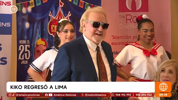 Carlos Villagrán, el popular Kiko, llegó a nuestro país para presentar su circo / Captura