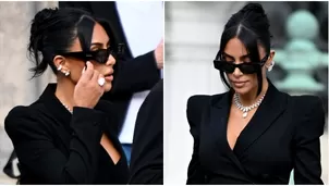 Kim Kardashian perdonó entre lágrimas a ladrón que la asaltó en su hotel en París. Fuente: AFP