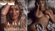 Kim Kardashian posó desnuda para la revista GQ