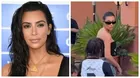 Kim Kardashian regañó a su hijo tras hacer gesto obsceno a los paparazzis