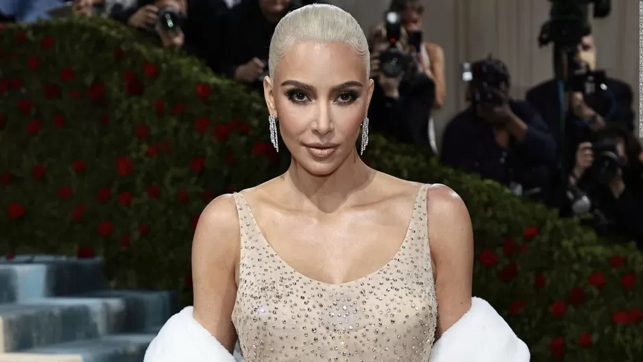 Kim Kardashian reveló los sacrificios que hizo para poder usar el vestido de Marilyn Monroe. Fuente: Getty 