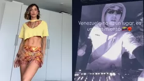 Korina reacciona al desplante del vocalista de Rawayana / Video y Foto: IG:@rivadeneirak