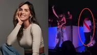 Korina Rivadeneira es choteada por vocalista de Rawayana en show