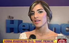 Korina Rivadeneira deslumbró en avant premier de ‘La Herencia’  - Noticias de herencia