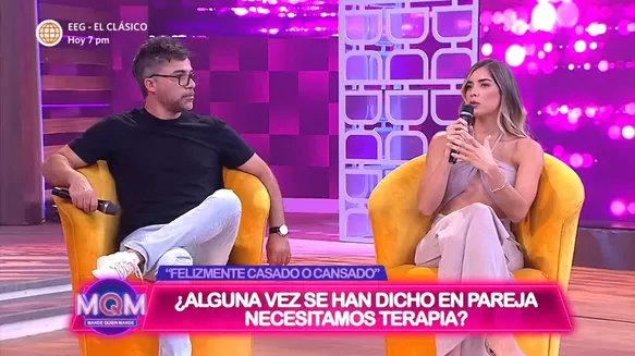 Renzo Schuller y Korina Rivadeneira en 'Mande Quien Mande' 