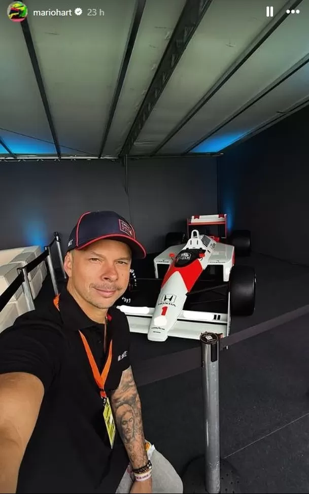 Mario Hart asistió a la Fórmula 1 en Brasil / Instagram Mario Hart asistió a la Fórmula 1 en Brasil / Instagram