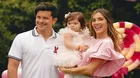 Korina Rivadeneira y Mario Hart: La primera sesión de fotos de Lara para Navidad 