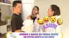 Korina Rivadeneira y Mario Hart protagonizaron tierna sesión de fotos con sus hijos