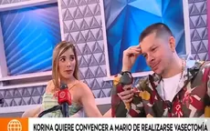 Korina Rivadeneira y Mario Hart: ¿Por qué el piloto no quiere hacerse la vasectomía? - Noticias de mario-lopez