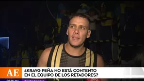 Krayg Pe&ntilde;a sufri&oacute; dolorosa lesi&oacute;n en el tobillo que lo alej&oacute; de EEG (Foto: Captura Am&eacute;rica TV)