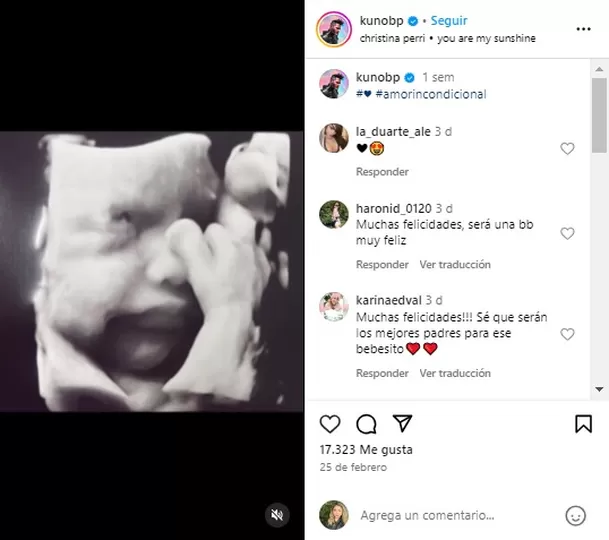 Kuno Becker confirma que será papá de esta manera. Fuente: Instagram