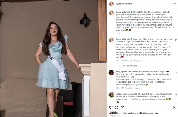 Kyara Villanella anunció su retiro del modelaje / Instagram 