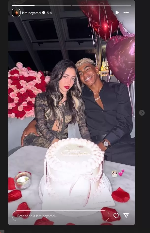 Lamine Yamal y Nicki Nicole ya no esconden su amor. Foto: Instagram