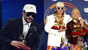 Bad Bunny y el dueto argentino Ca7riel & y Paco Amoroso fueron los máximos ganadores / AFP 