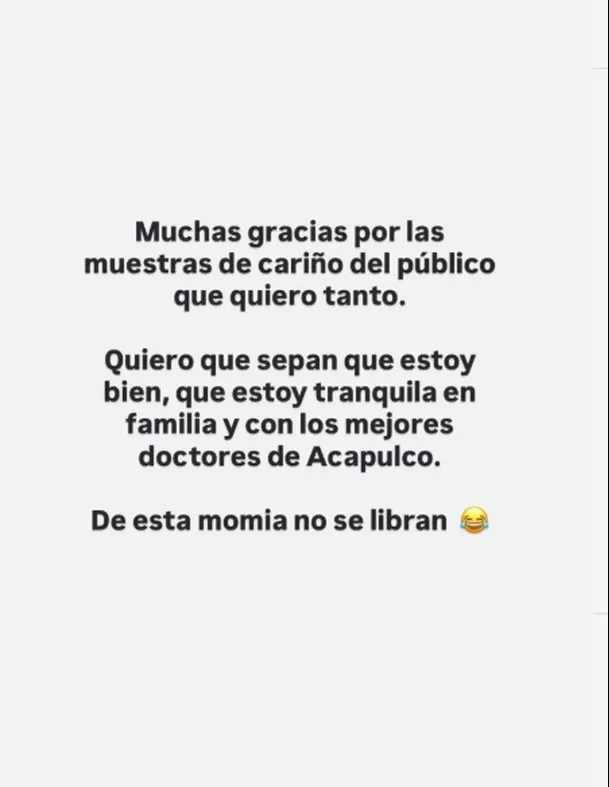 Laura Bozzo reapareció tras reportes de hospitalización y lanzó peculiar mensaje/ Captura Laura Bozzo reapareció tras reportes de hospitalización y lanzó peculiar mensaje/ Captura