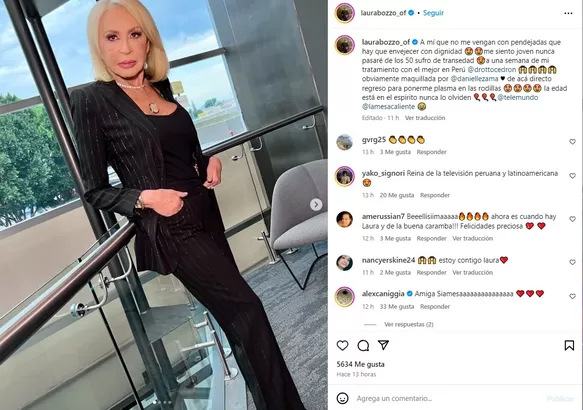 Laura Bozzo y el fuerte mensaje tras mostrar su nuevo rostro