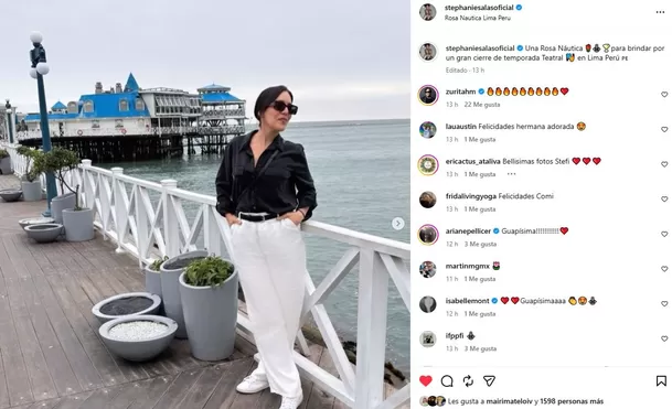 Stephanie Salas llegó a Lima para presentar la obra 'El Seductor' / Instagram Stephanie Salas llegó a Lima para presentar la obra 'El Seductor' / Instagram