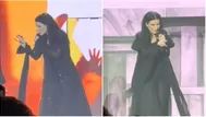 Laura Pausini detuvo concierto en Lima por no saber sus canciones