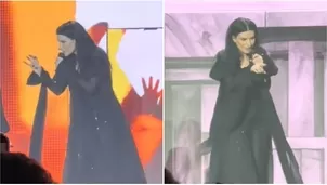 Laura Pausini detuvo concierto en Lima y encara a fans por no saber sus canciones / TikTok/el_brayan241