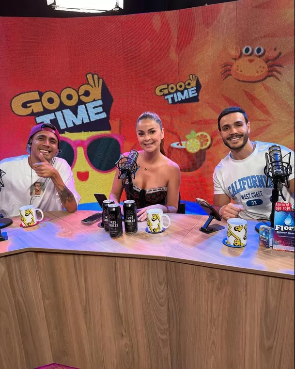 Laura Spoya y Mario Irivarren comparten la conducción en el podcast 'Good Time' / Instagram