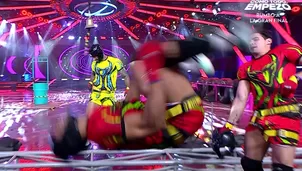 Leandro casi ‘desnuca’ a Facundo González al celebrar con salto mortal / AméricaTV