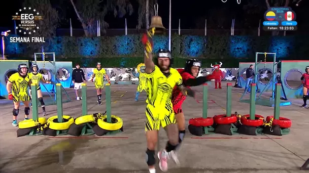 andro salió “volando” tras impactante choque con Jota Benz. Fuente: AméricaTV