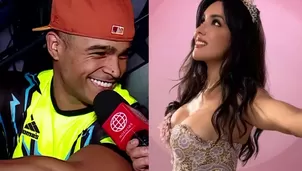Rosángela Espinoza y Leandro fueron captados a la salida de la fiesta de Peter Fajardo. Video: Más Espectáculos
