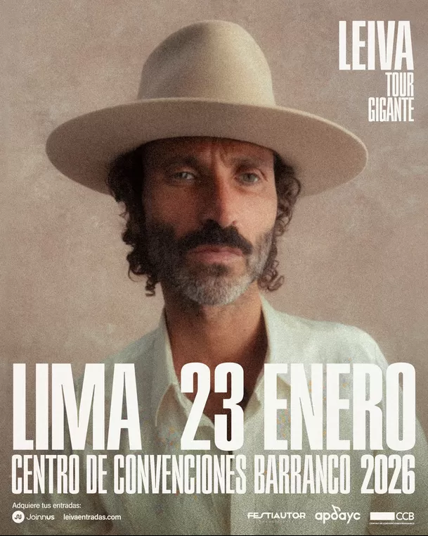 José Miguel Conejo Torres, más conocido como Leiva, es una de las voces más reconocidas del rock y pop iberoamericano. Foto: Difusión