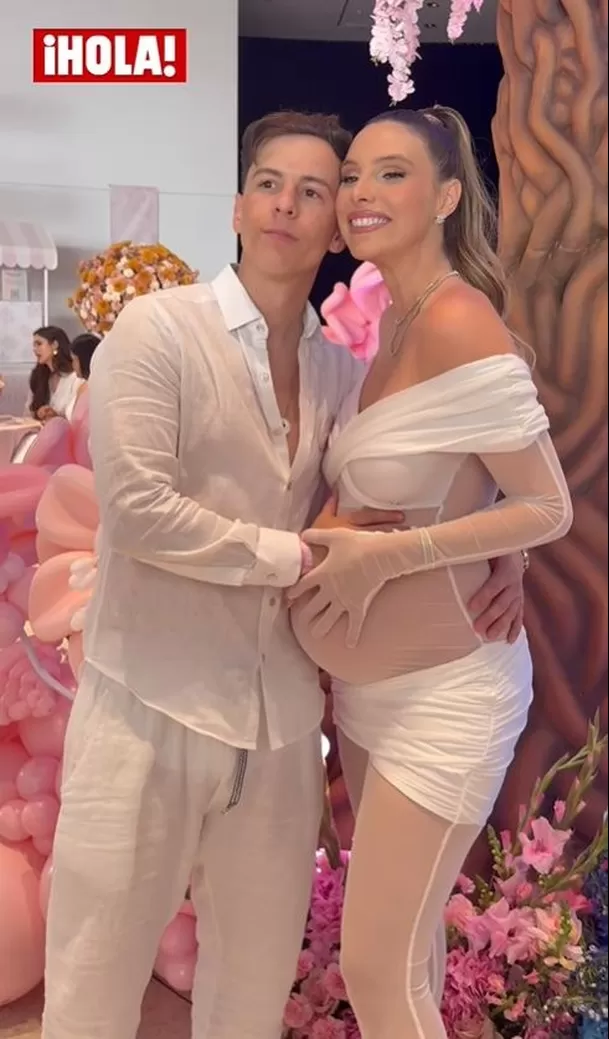 Lele Pons y Guaynaa en revelación de sexo de su bebé. Fuente: ¡Hola!