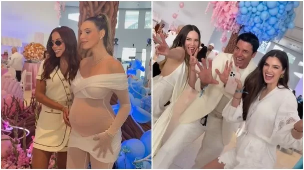 Nadia Ferreira, Anitta, Belinda, y Chayanne fueron los invitados al gender reveal de Lele Pons y Guaynaa /¡Hola!