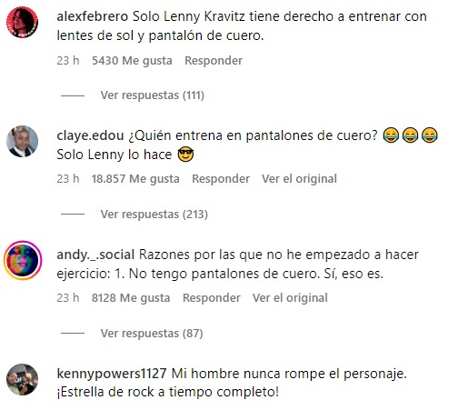 Comentarios en video de Lenny Kravitz | Imagen: Instagram
