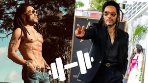 Lenny Kravitz ejercitándose | Video: Instagram