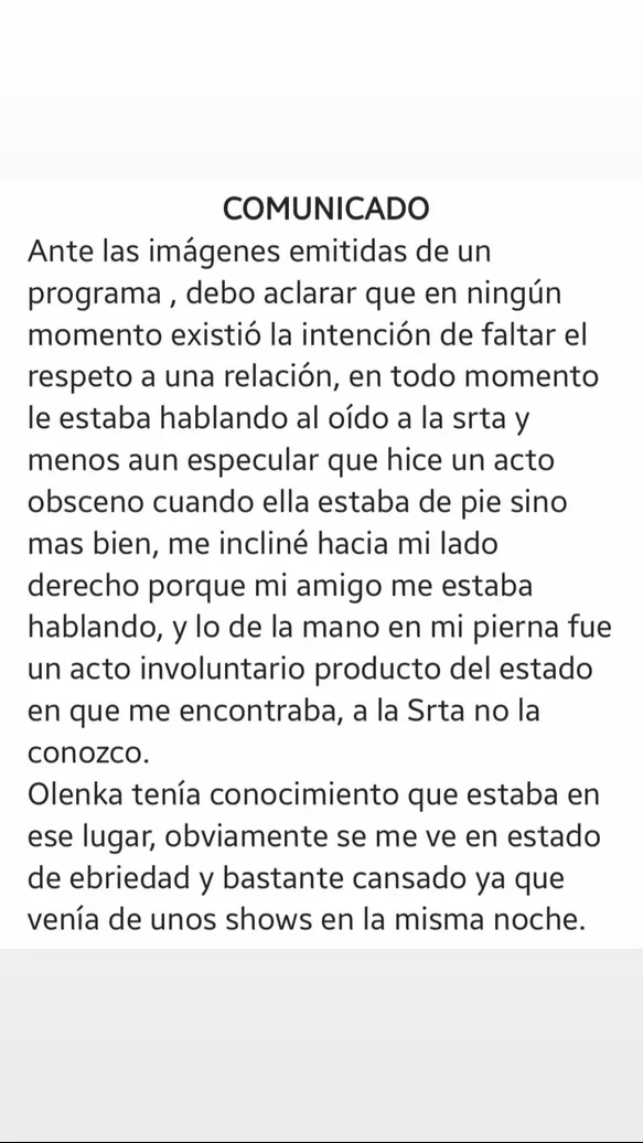 Leonard León responde tras ampay/ Foto: Instagram