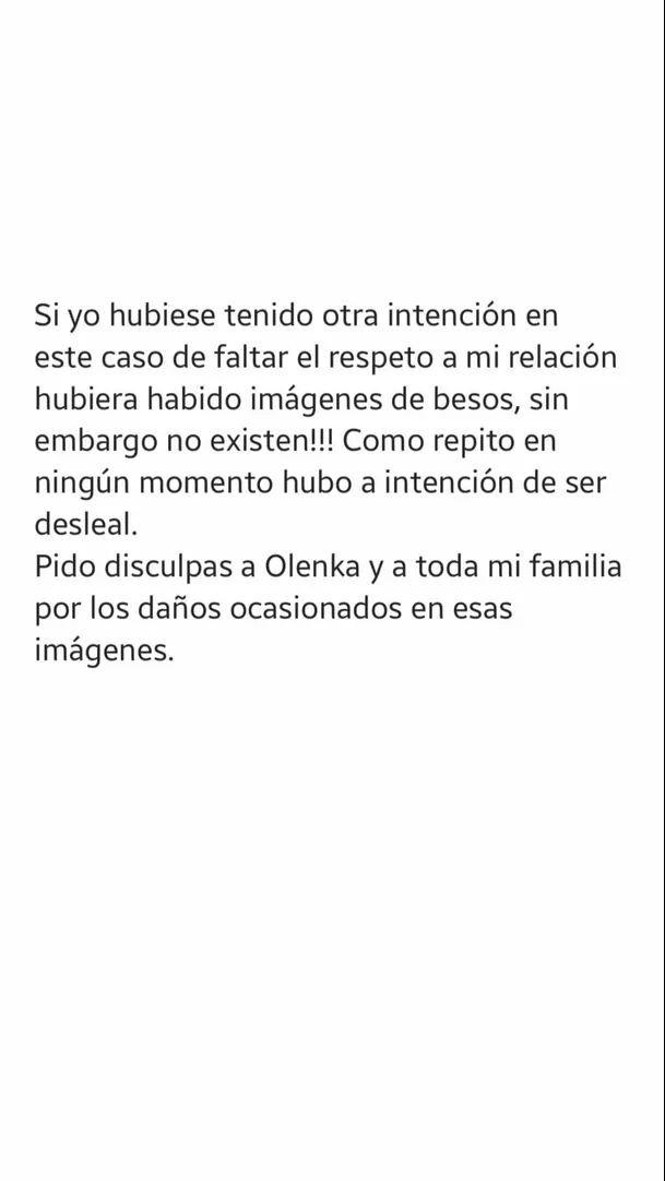 Leonard León responde tras ampay Leonard León responde tras ampay