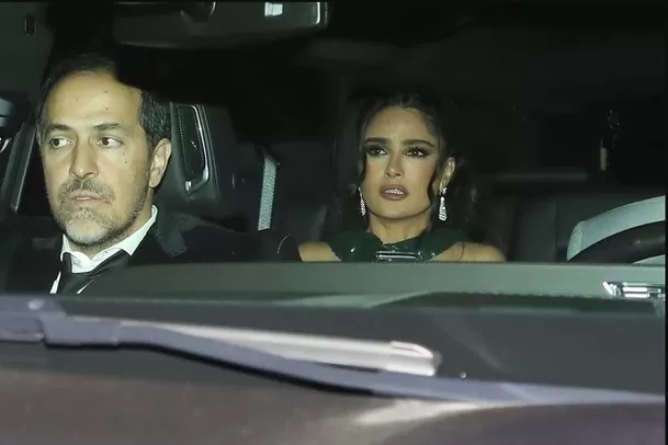 La actriz Salma Hayek fue una de las sitentes del evento organizado por Leonardo DiCaorio por su cumpleaños/Foto: TMZ