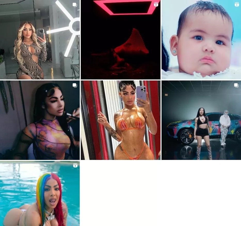 Yailin borró todas las fotos que tenía junto a Tekashi / Foto: Instagram