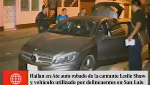 El auto de Leslie Shaw fue trasladado a la Comisaría de Apolo en La Victoria